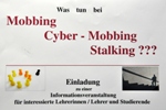 Veranstaltung Mobbing/Cyber-Mobbing